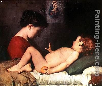 Jean-Jacques Henner Le reveil de l'enfant
